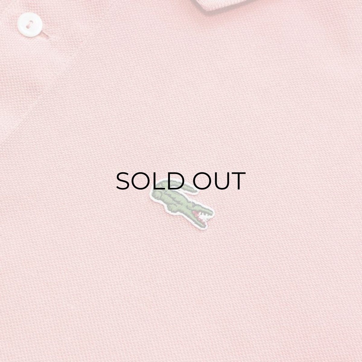 画像5: 〜80's LACOSTE COTTON MOSS STITCH S/S POLO SHIRT "MADE IN FRANCE" (5)