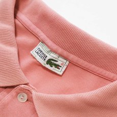 画像4: 〜80's LACOSTE COTTON MOSS STITCH S/S POLO SHIRT "MADE IN FRANCE" (4)