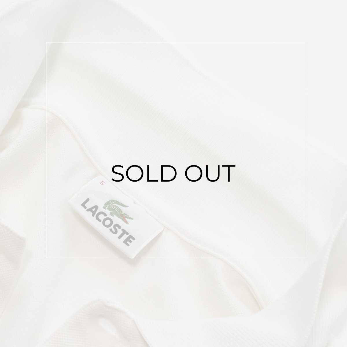 画像7: LACOSTE COTTON MOSS STITCH S/S POLO SHIRT (7)