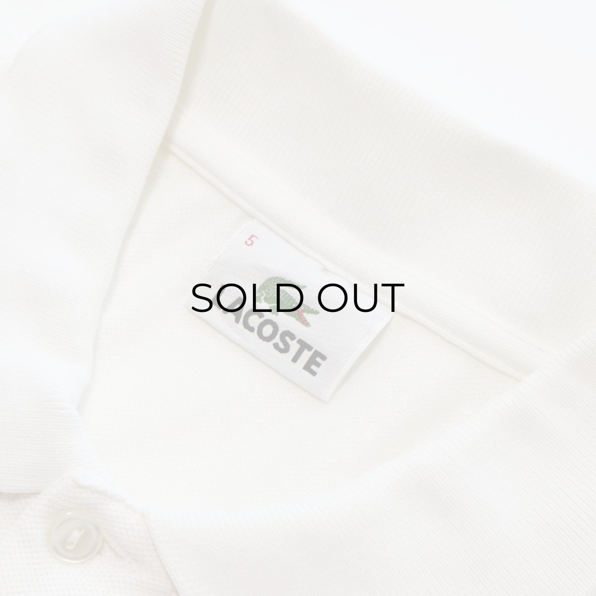 画像4: LACOSTE COTTON MOSS STITCH S/S POLO SHIRT (4)