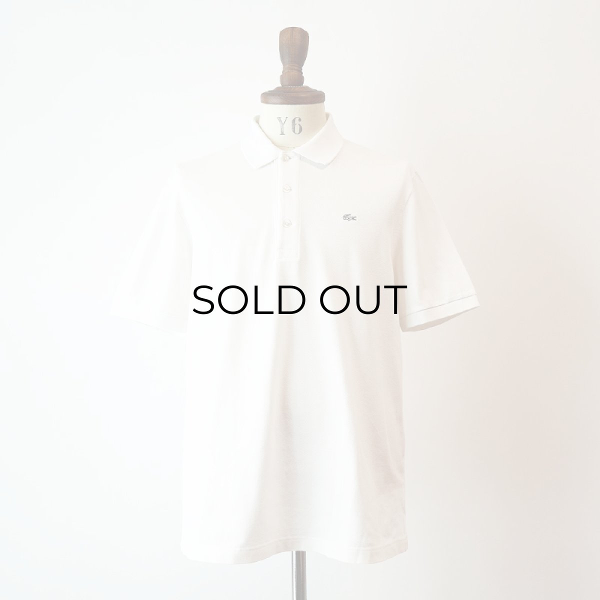 画像8: LACOSTE COTTON MOSS STITCH S/S POLO SHIRT (8)