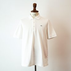 画像8: LACOSTE COTTON MOSS STITCH S/S POLO SHIRT (8)