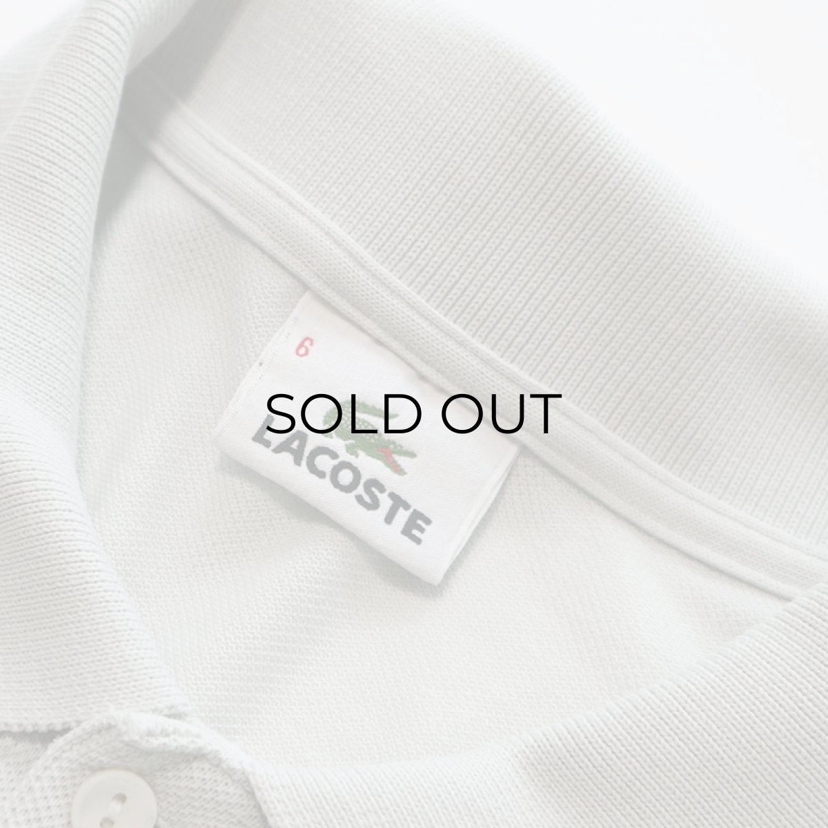 画像4: LACOSTE COTTON MOSS STITCH S/S POLO SHIRT (4)