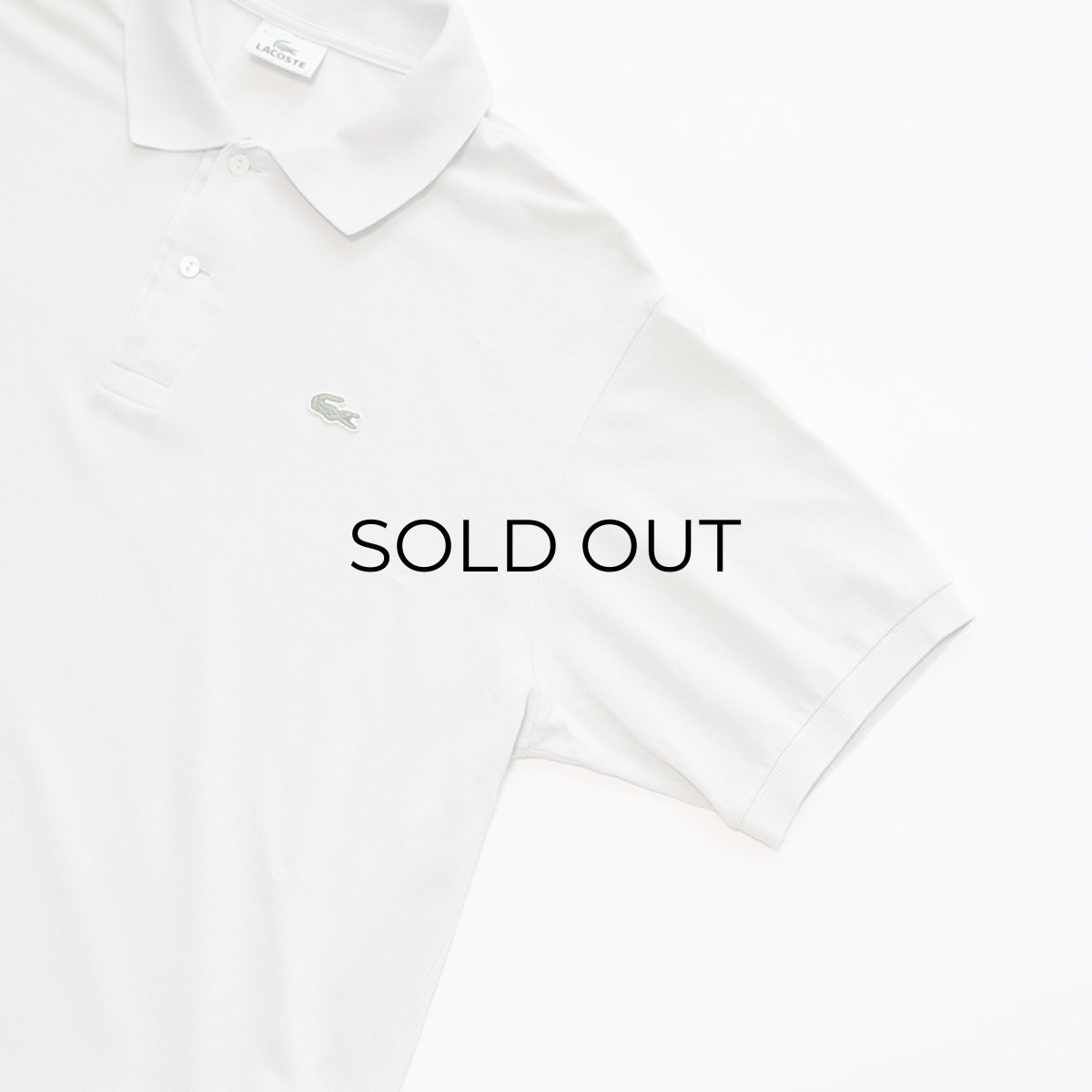 画像3: LACOSTE COTTON MOSS STITCH S/S POLO SHIRT (3)