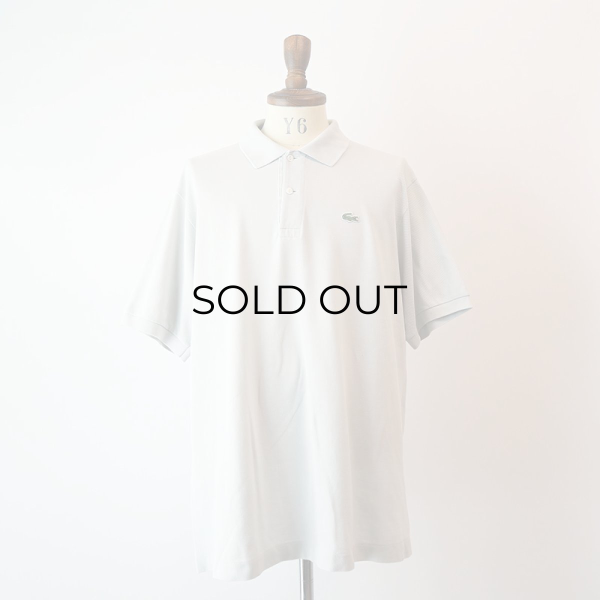 画像8: LACOSTE COTTON MOSS STITCH S/S POLO SHIRT (8)