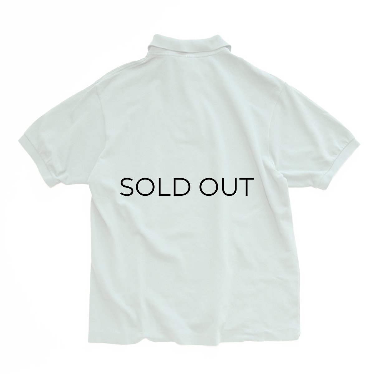 画像2: LACOSTE COTTON MOSS STITCH S/S POLO SHIRT (2)