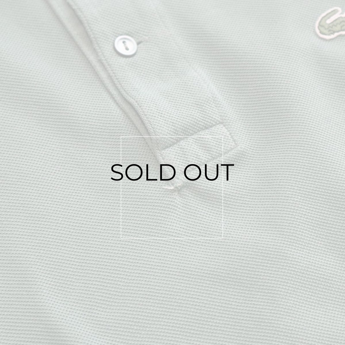 画像7: LACOSTE COTTON MOSS STITCH S/S POLO SHIRT (7)