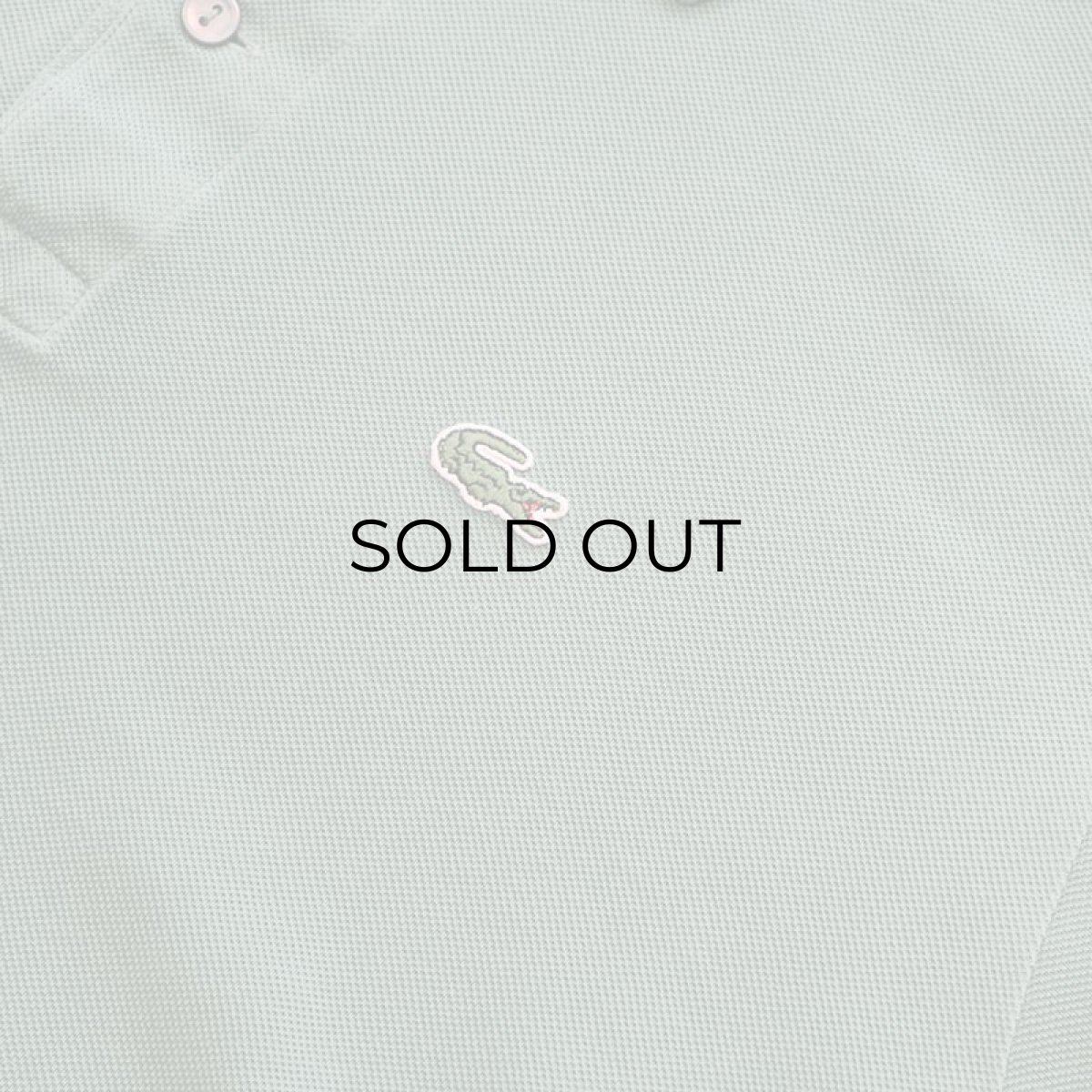 画像5: LACOSTE COTTON MOSS STITCH S/S POLO SHIRT (5)