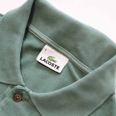 画像4: LACOSTE COTTON MOSS STITCH S/S POLO SHIRT (4)