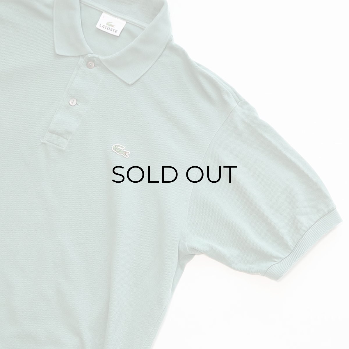 画像3: LACOSTE COTTON MOSS STITCH S/S POLO SHIRT (3)