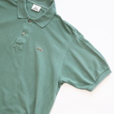 画像3: LACOSTE COTTON MOSS STITCH S/S POLO SHIRT (3)