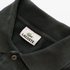 画像4: LACOSTE COTTON MOSS STITCH S/S POLO SHIRT (4)