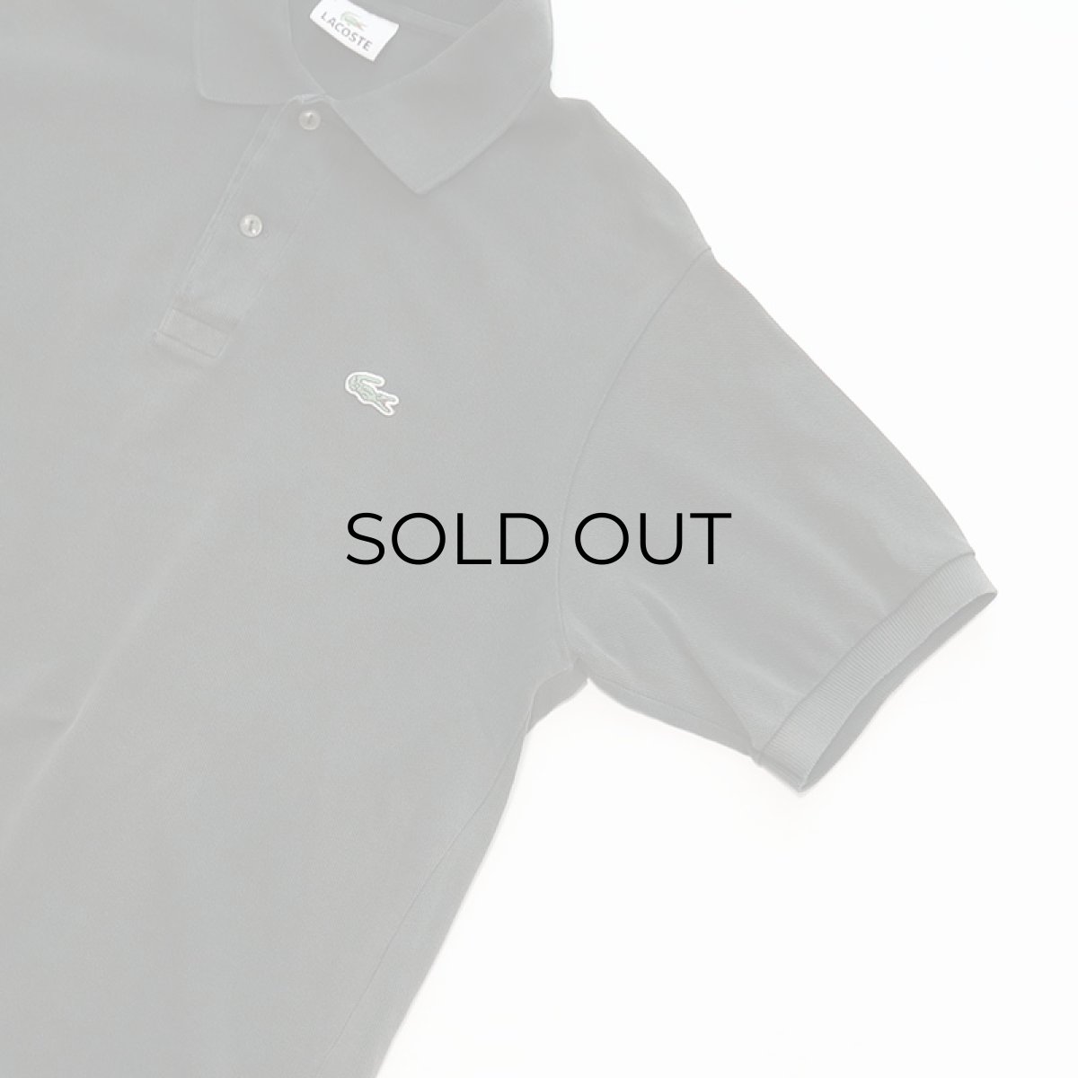 画像3: LACOSTE COTTON MOSS STITCH S/S POLO SHIRT (3)