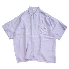 画像1: Soie Pour Soi SILK S/S BOX SHIRT (1)