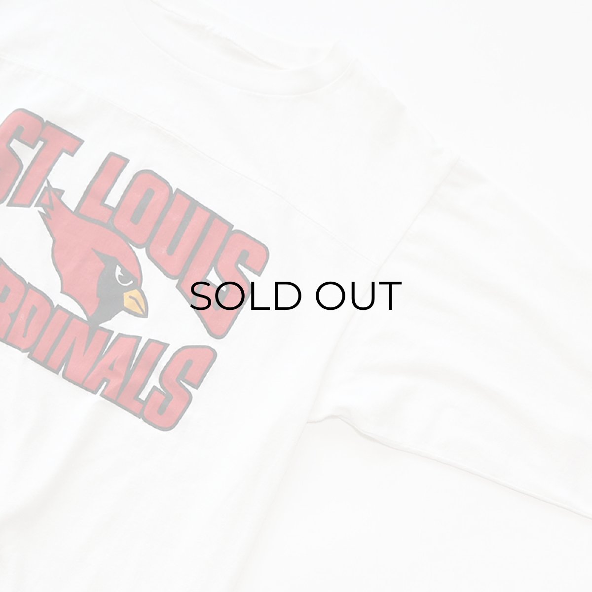 画像3: 80's UNKNOWN BRAND PRINT 3/4 SLEEVE FOOTBALL TEE "ST. LOUIS CARDINALS" (3)