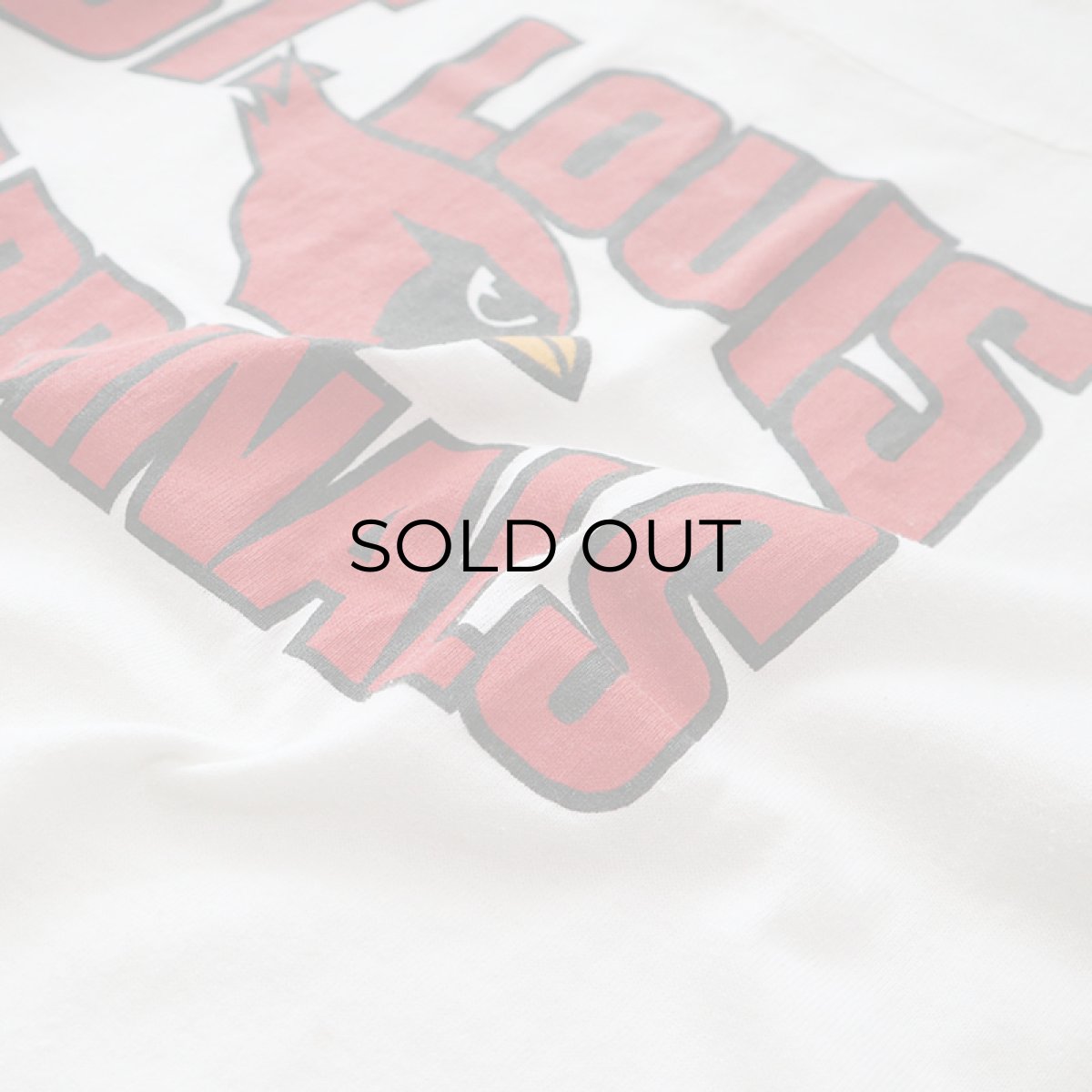 画像4: 80's UNKNOWN BRAND PRINT 3/4 SLEEVE FOOTBALL TEE "ST. LOUIS CARDINALS" (4)