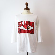 画像7: 80's UNKNOWN BRAND PRINT 3/4 SLEEVE FOOTBALL TEE "ST. LOUIS CARDINALS" (7)