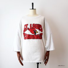 画像10: 80's UNKNOWN BRAND PRINT 3/4 SLEEVE FOOTBALL TEE "ST. LOUIS CARDINALS" (10)