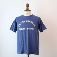 画像7: 80's Champion COTTON FLOCK PRINT S/S TEE "PLATTSBURGH" (7)