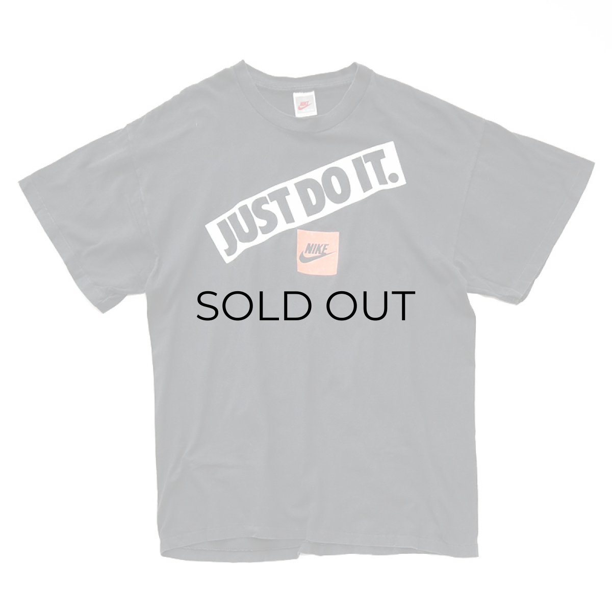 画像1: 90's NIKE COTTON PRINT S/S TEE "JUST DO IT" "MADE IN USA" (1)
