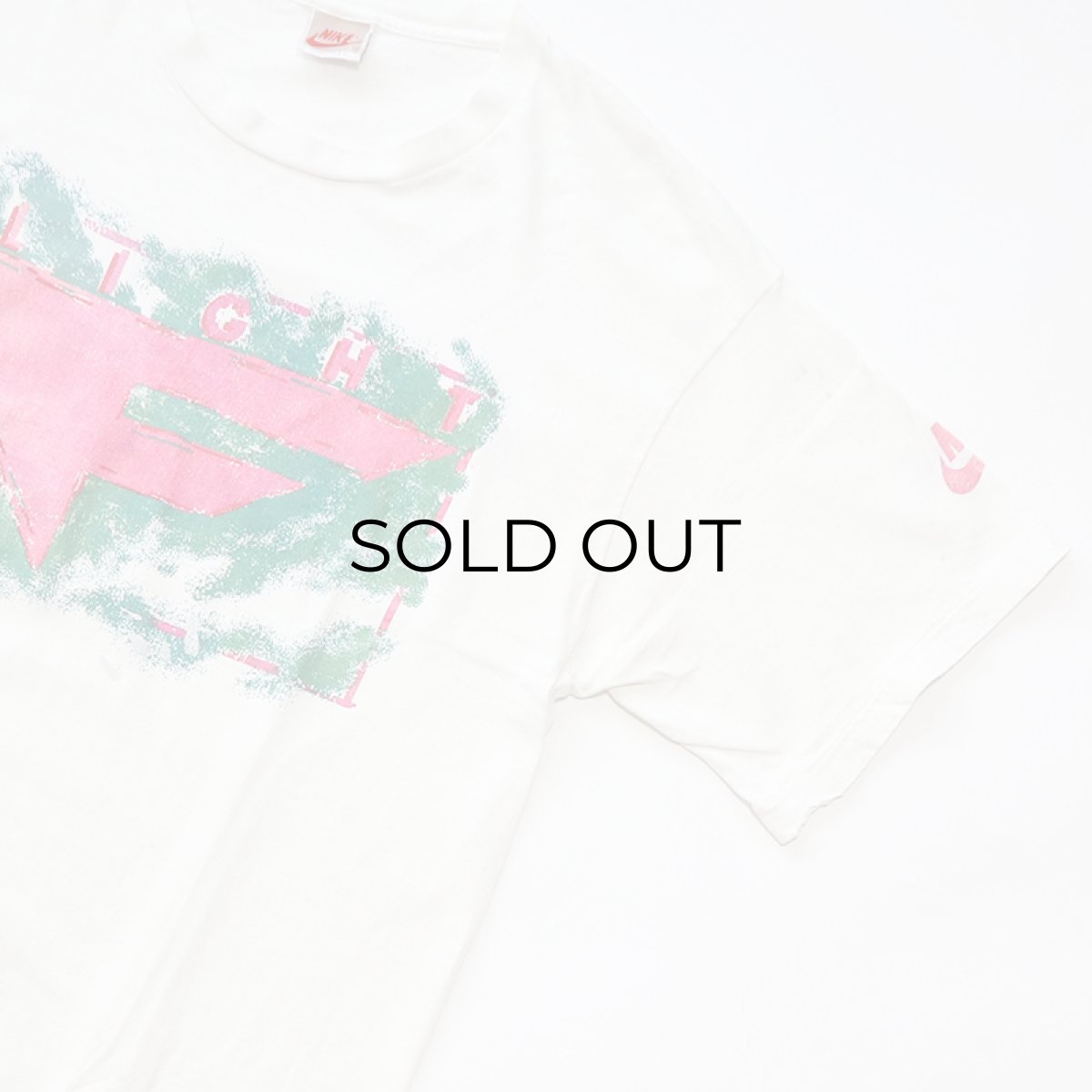 画像3: 90's NIKE COTTON PRINT S/S TEE "FLIGHT" "MADE IN USA" (3)