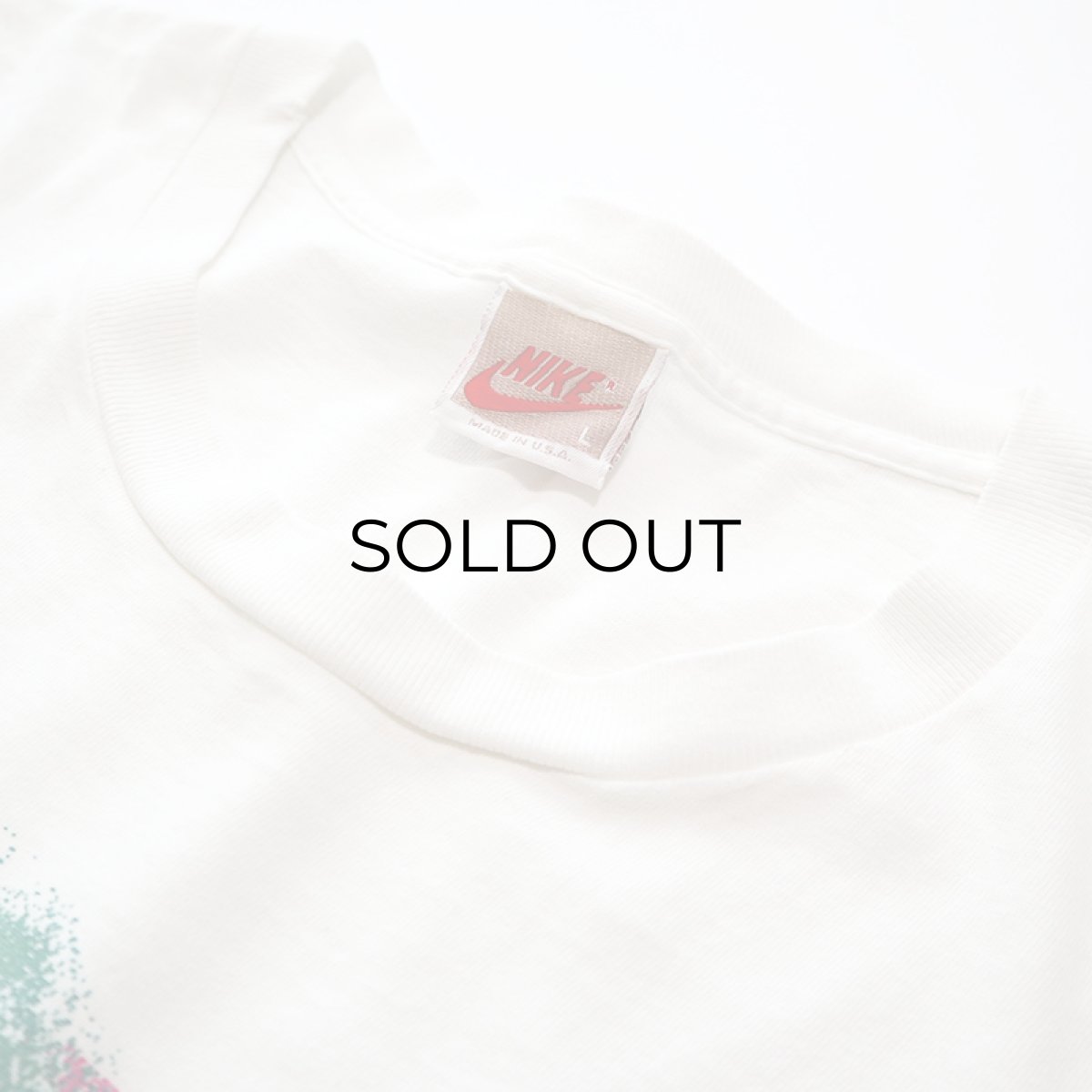 画像4: 90's NIKE COTTON PRINT S/S TEE "FLIGHT" "MADE IN USA" (4)