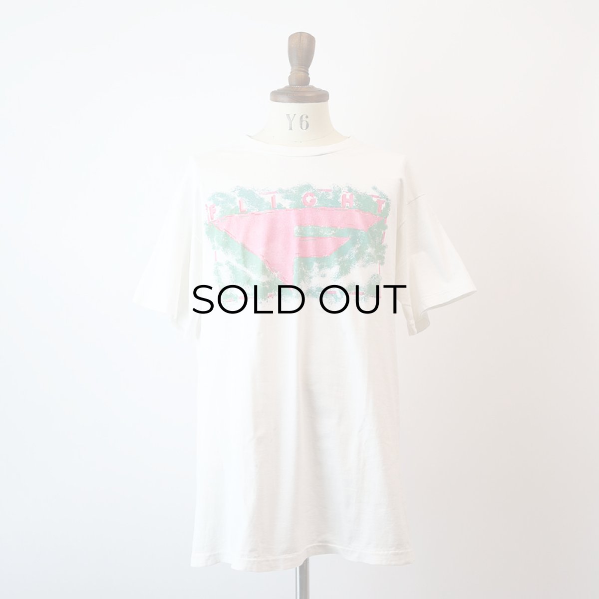 画像16: 90's NIKE COTTON PRINT S/S TEE "FLIGHT" "MADE IN USA" (16)