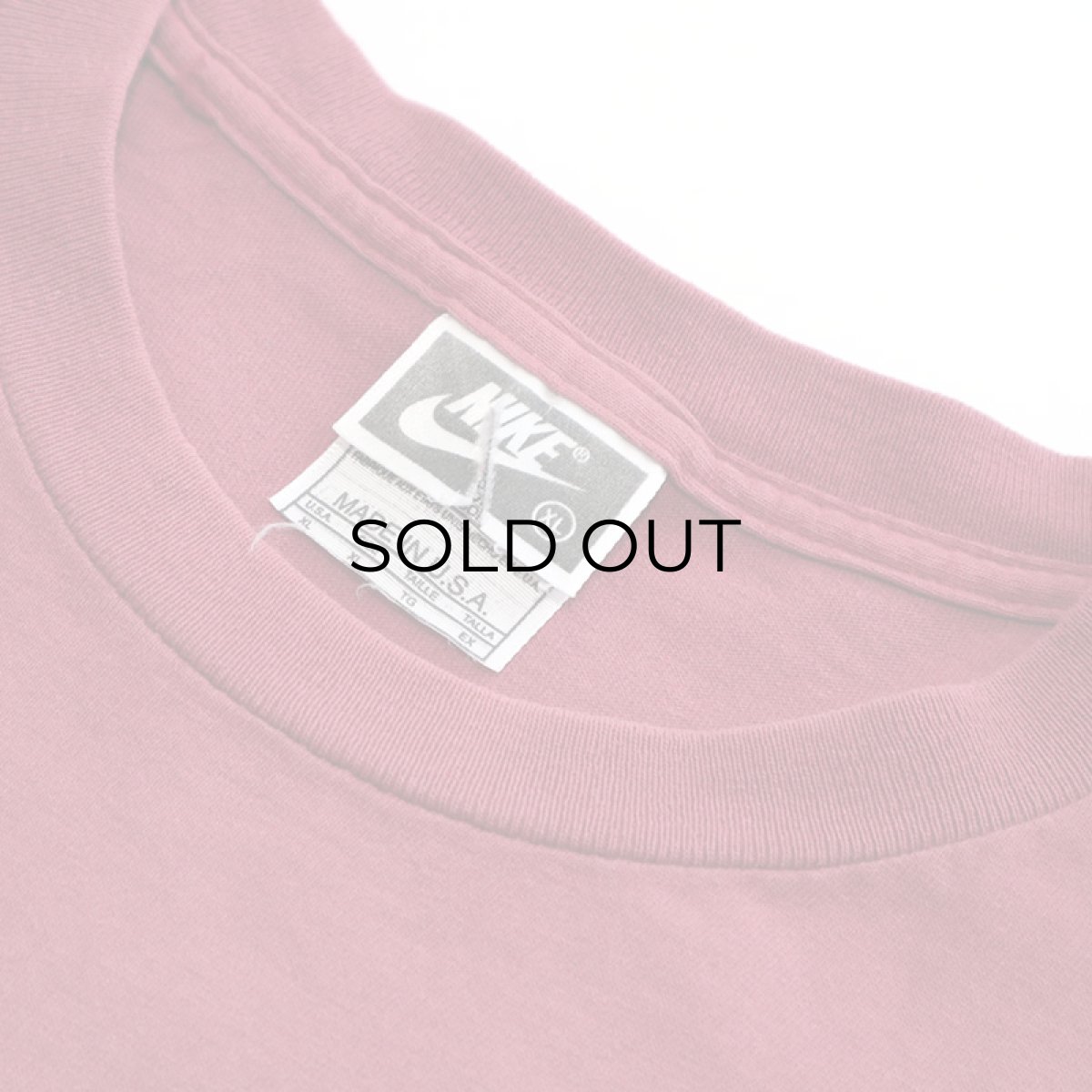 画像7: 〜00's NIKE COTTON W-PRINT S/S TEE "JUST DO IT" "MADE IN USA" (7)