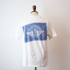 画像9: 〜90's Hanes COTTON W-PRINT S/S TEE "DOCKERS" (9)