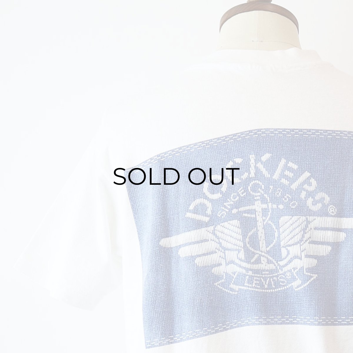 画像7: 〜90's Hanes COTTON W-PRINT S/S TEE "DOCKERS" (7)