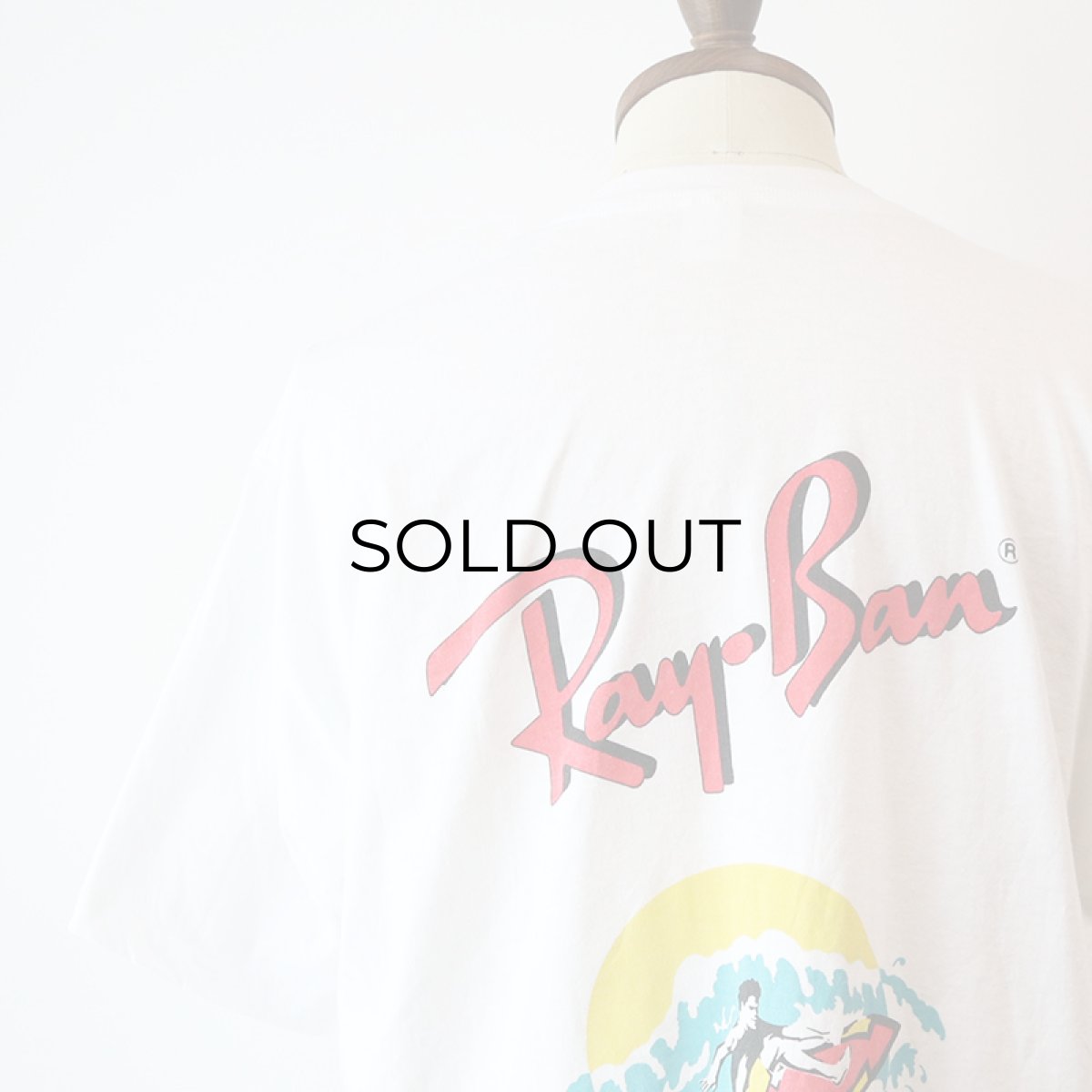 画像9: 80's Ray-Ban W-PRINT S/S TEE "Ray-Ban" (9)