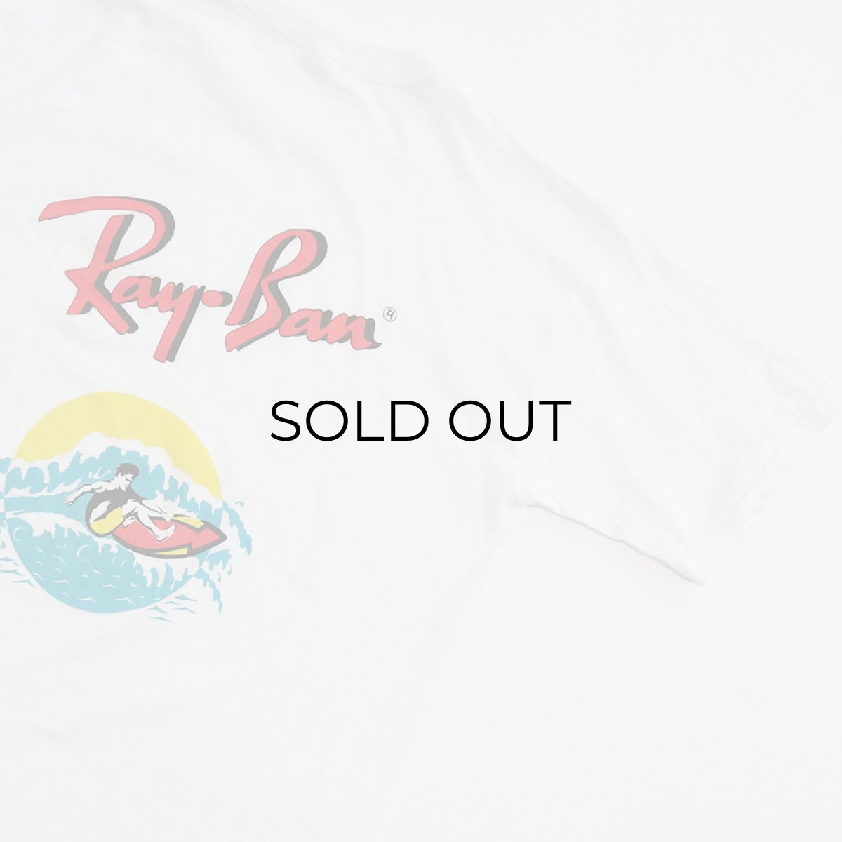 画像6: 80's Ray-Ban W-PRINT S/S TEE "Ray-Ban" (6)