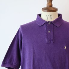 画像7: 〜90's Polo by Ralph Lauren COTTON MOSS STITCH S/S POLO SHIRT "MADE IN USA" (7)