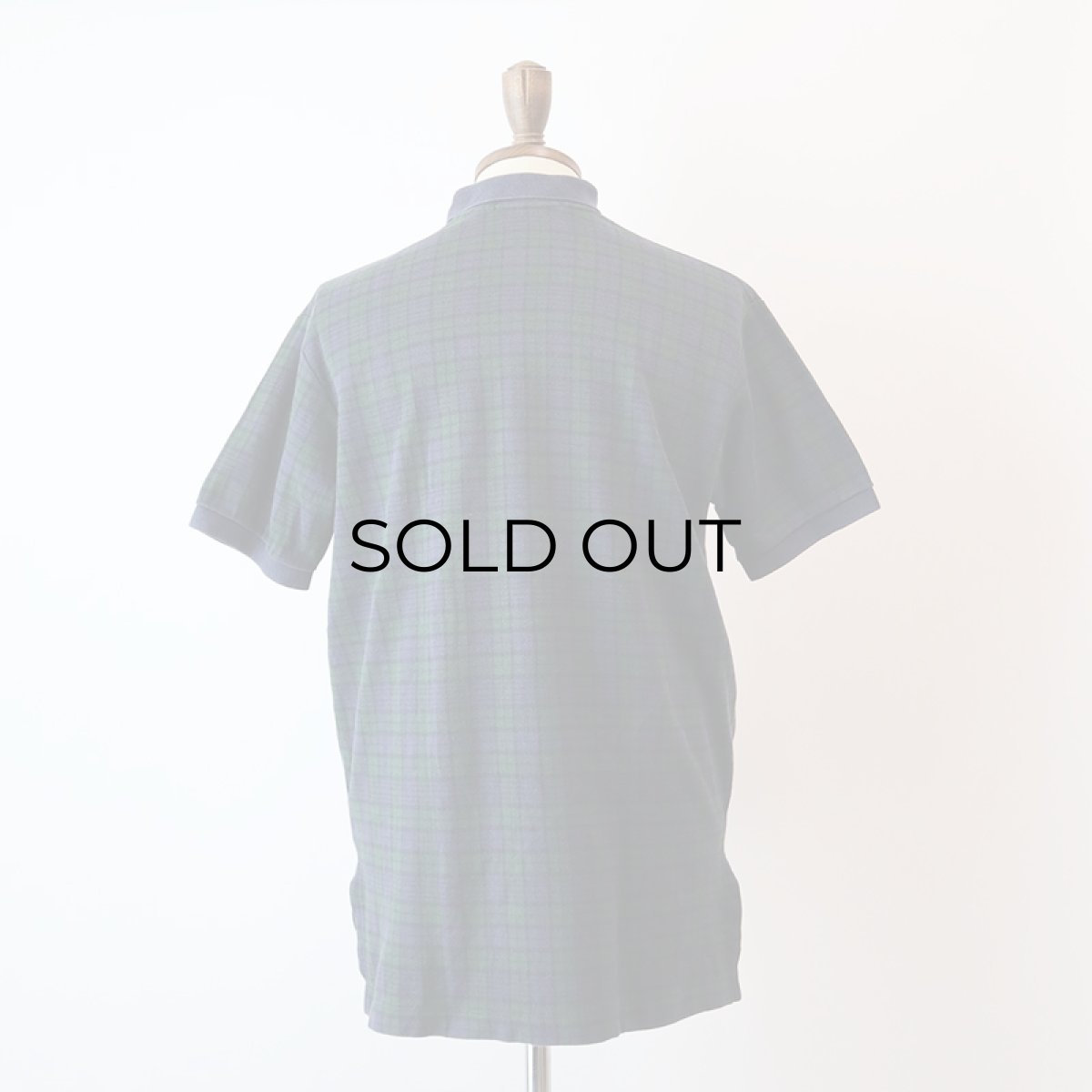 画像13: 〜90's Polo by Ralph Lauren COTTON SMOOTH BLACKWATCH CHECK S/S POLO SHIRT "MADE IN USA" (13)