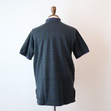 画像13: 〜90's Polo by Ralph Lauren COTTON SMOOTH BLACKWATCH CHECK S/S POLO SHIRT "MADE IN USA" (13)