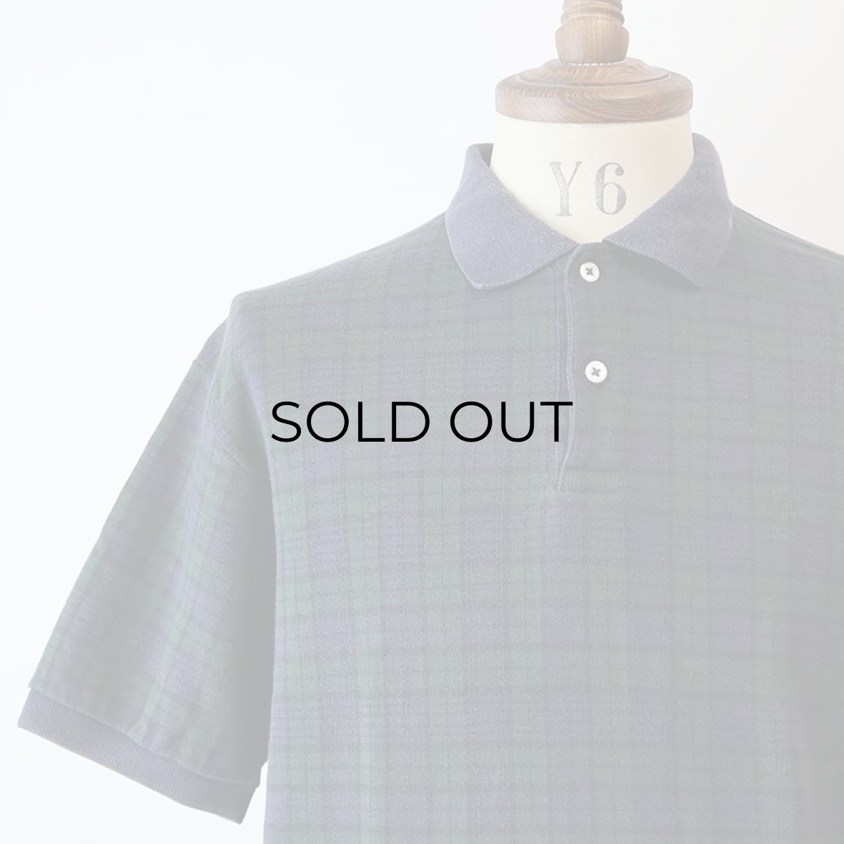 画像10: 〜90's Polo by Ralph Lauren COTTON SMOOTH BLACKWATCH CHECK S/S POLO SHIRT "MADE IN USA" (10)