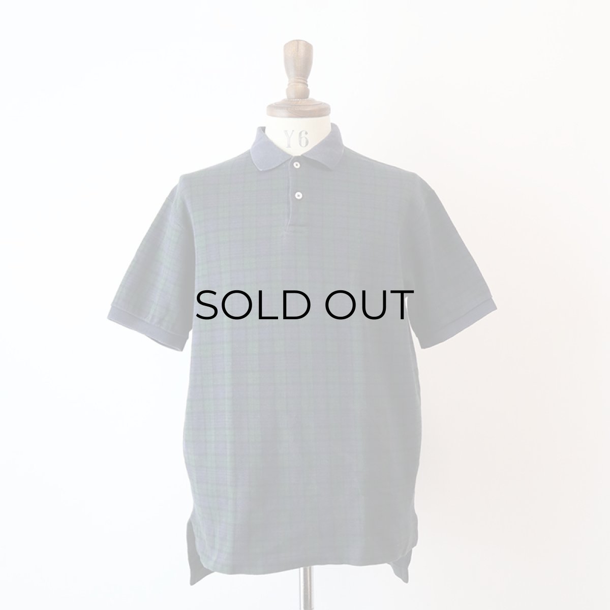 画像11: 〜90's Polo by Ralph Lauren COTTON SMOOTH BLACKWATCH CHECK S/S POLO SHIRT "MADE IN USA" (11)