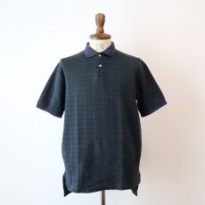 画像11: 〜90's Polo by Ralph Lauren COTTON SMOOTH BLACKWATCH CHECK S/S POLO SHIRT "MADE IN USA" (11)