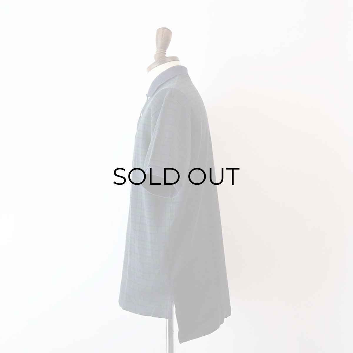 画像12: 〜90's Polo by Ralph Lauren COTTON SMOOTH BLACKWATCH CHECK S/S POLO SHIRT "MADE IN USA" (12)