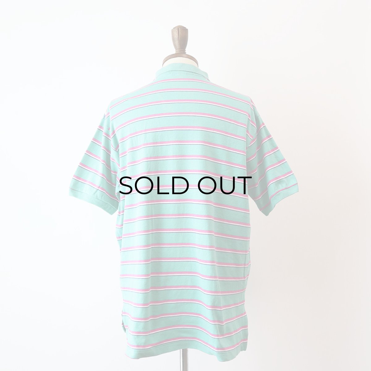 画像11: 〜90's Polo by Ralph Lauren COTTON SMOOTH BORDER S/S POLO SHIRT "MADE IN USA" (11)