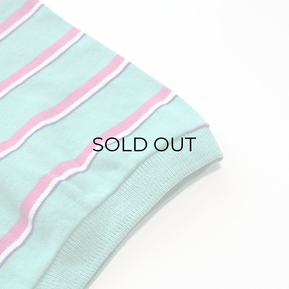 画像7: 〜90's Polo by Ralph Lauren COTTON SMOOTH BORDER S/S POLO SHIRT "MADE IN USA" (7)