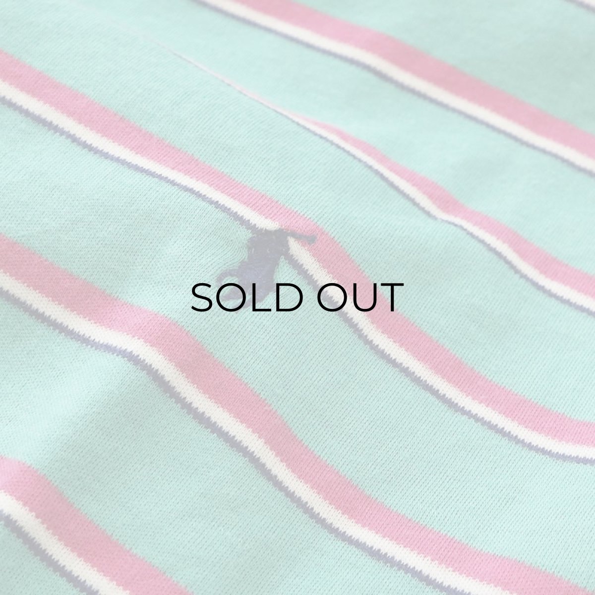 画像6: 〜90's Polo by Ralph Lauren COTTON SMOOTH BORDER S/S POLO SHIRT "MADE IN USA" (6)