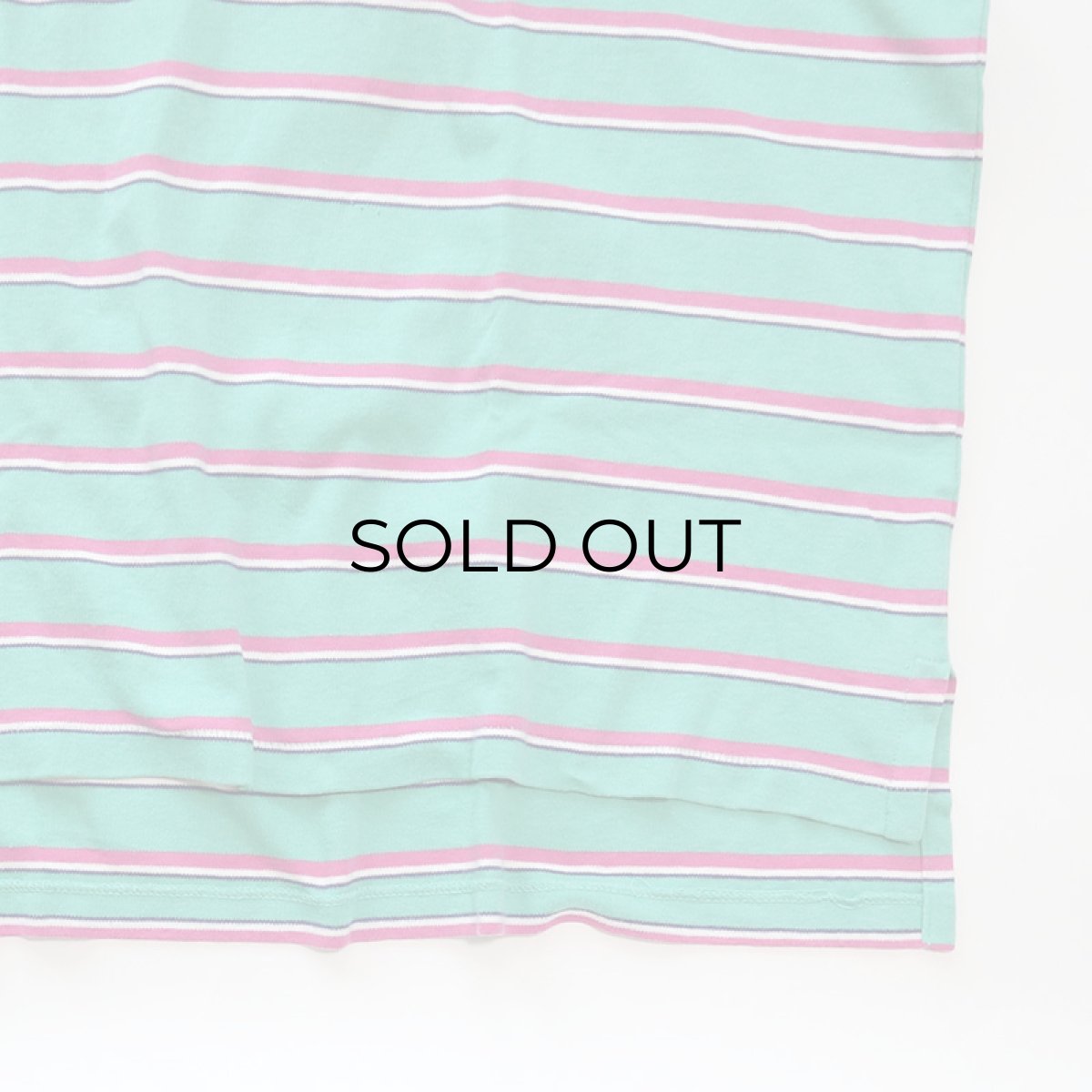 画像4: 〜90's Polo by Ralph Lauren COTTON SMOOTH BORDER S/S POLO SHIRT "MADE IN USA" (4)