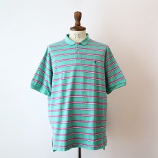 画像9: 〜90's Polo by Ralph Lauren COTTON SMOOTH BORDER S/S POLO SHIRT "MADE IN USA" (9)