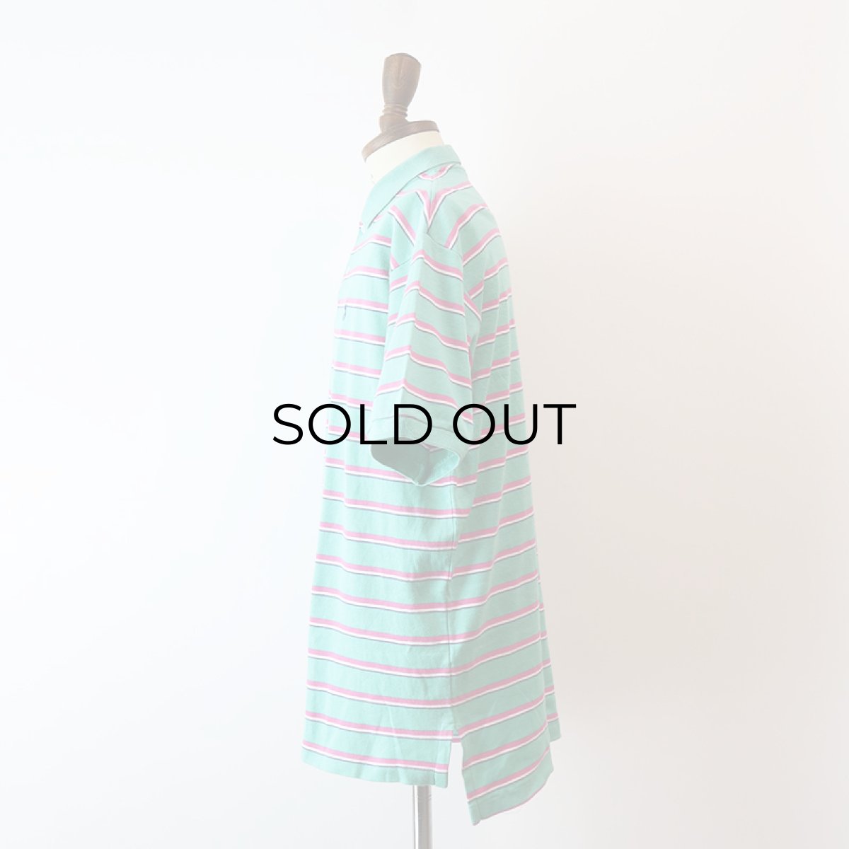 画像10: 〜90's Polo by Ralph Lauren COTTON SMOOTH BORDER S/S POLO SHIRT "MADE IN USA" (10)