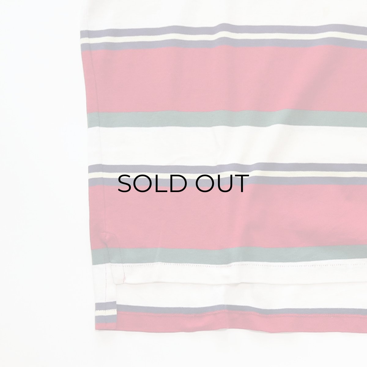 画像4: 〜90's Polo by Ralph Lauren COTTON SMOOTH BORDER S/S POLO SHIRT "MADE IN USA" (4)