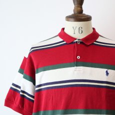 画像11: 〜90's Polo by Ralph Lauren COTTON SMOOTH BORDER S/S POLO SHIRT "MADE IN USA" (11)