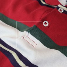 画像10: 〜90's Polo by Ralph Lauren COTTON SMOOTH BORDER S/S POLO SHIRT "MADE IN USA" (10)