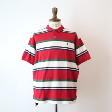 画像12: 〜90's Polo by Ralph Lauren COTTON SMOOTH BORDER S/S POLO SHIRT "MADE IN USA" (12)