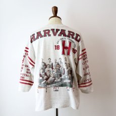 画像11: 90's Long Gone W-PRINT 3/4 SLEEVE TEE "HARVARD" (11)